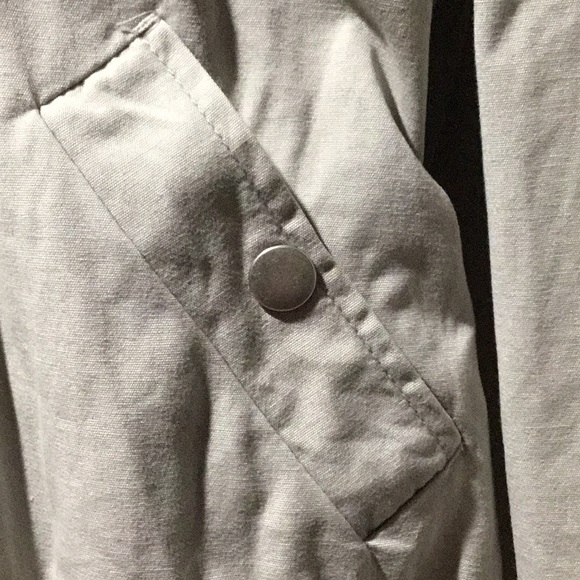 ⏰ Anthropology Tullette Khaki Bomber Jacket - Size S - Picture 4 of 12